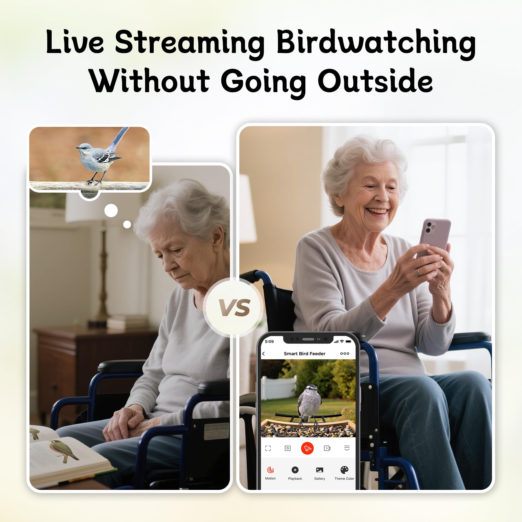 TT Nature Bird Feeder Camera wooden body showcases premium craftsmanship and eco-friendly design.