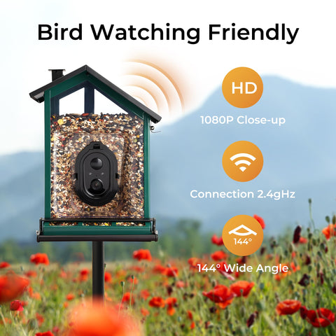 TT Nature IP65 weatherproof housing protects camera from rain and dust