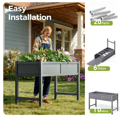 TT Nature 250-lb load capacity supports vegetables, herbs, and flowers.