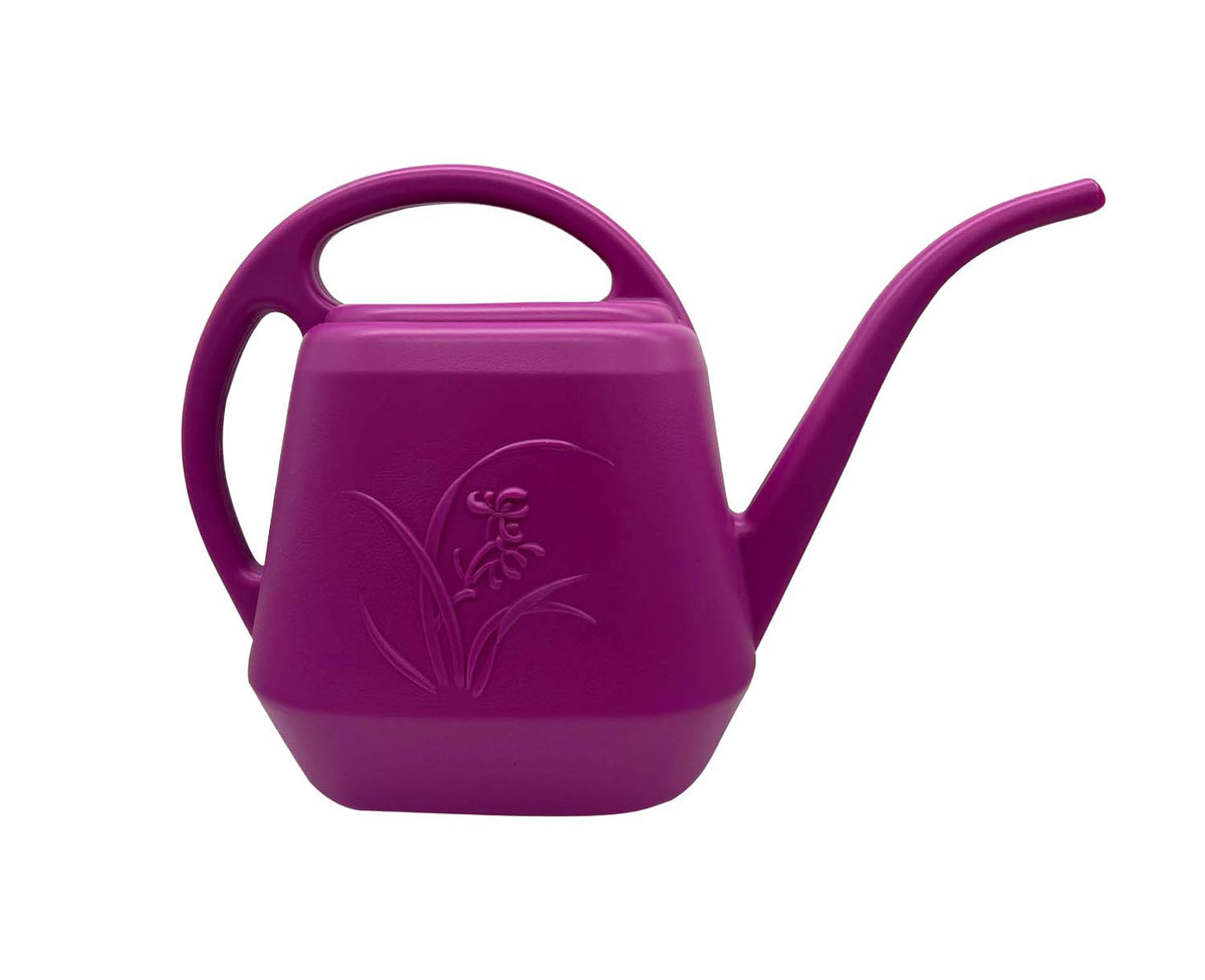 TTAOE GN plant watering can with rose-red handle for comfortable indoor watering
