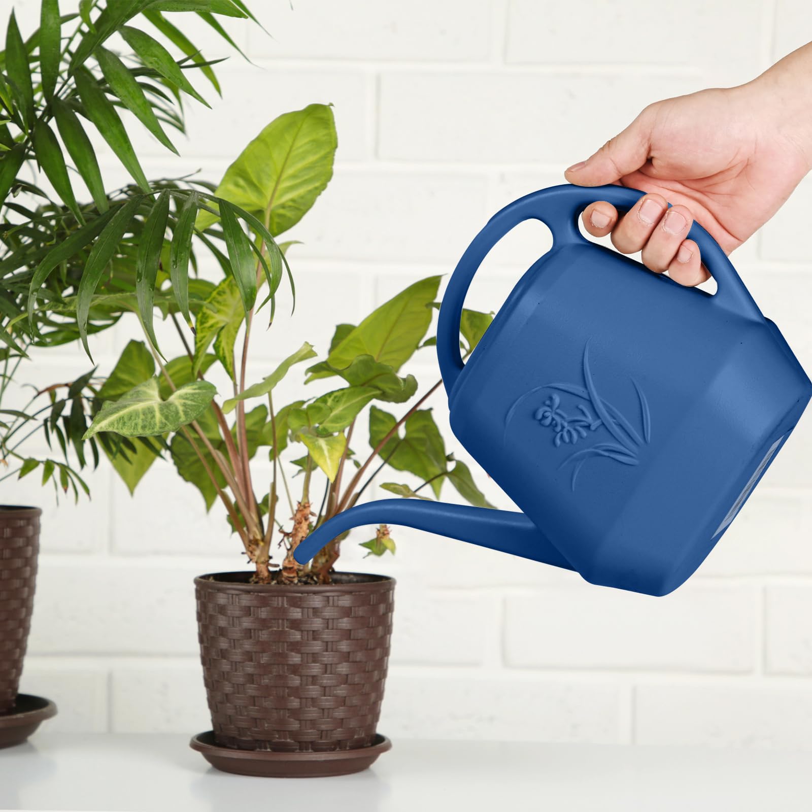 TTAOE GN blue side view shows ergonomic grip for longer tasks.