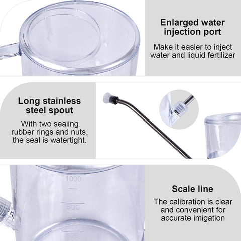 TTAOE GN 34oz capacity keeps watering comfortable without frequent refills.