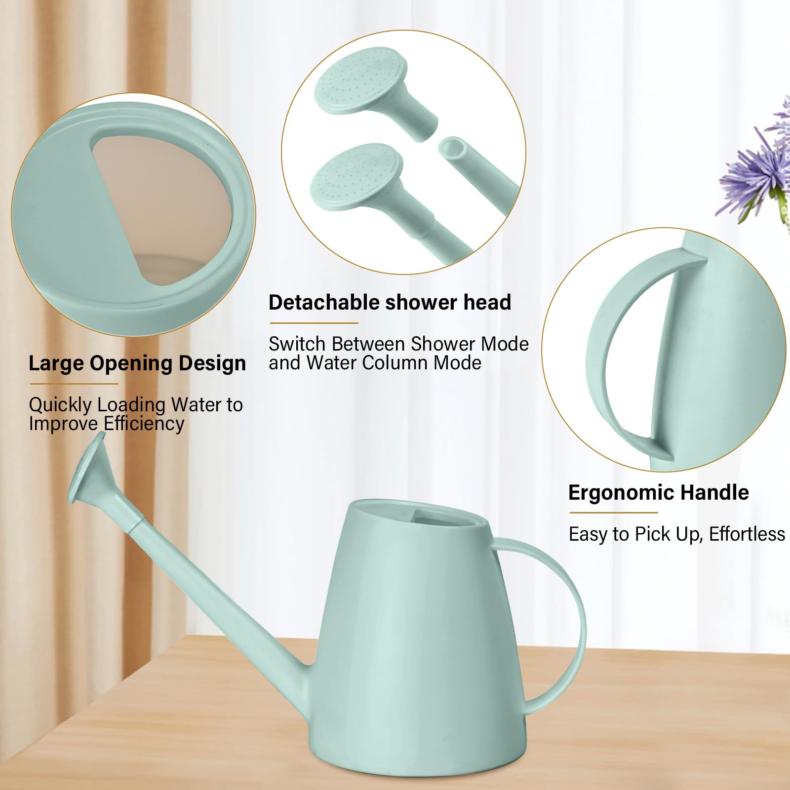 TTAOE GN ergonomic handle design for comfortable one-handed use