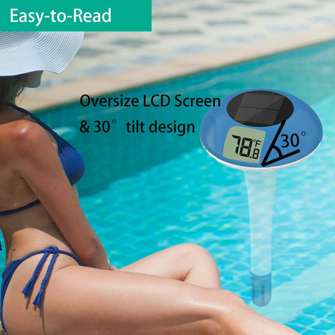 T TESTRUST durable ABS shell resists sun, chlorine, and temperature changes.
