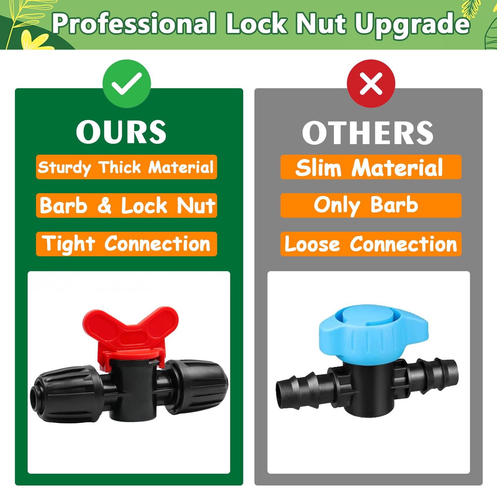 TTioDri 1/2 inch tubing fit demonstrates secure connect and leak prevention.
