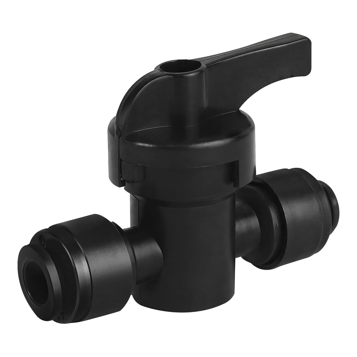 TTioDri 1/4-inch shut-off valve connectors for drip irrigation, easy to install.