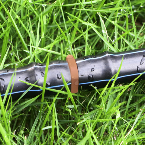 TTioDri durable plastic irrigation fittings exposed to outdoor conditions.