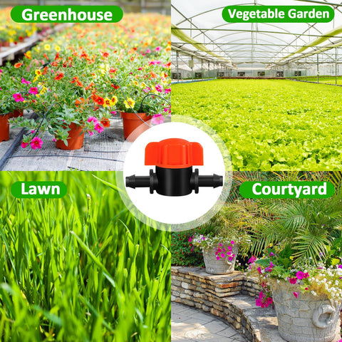 TTioDri quarter-inch irrigation valves for diverse outdoor watering setups.