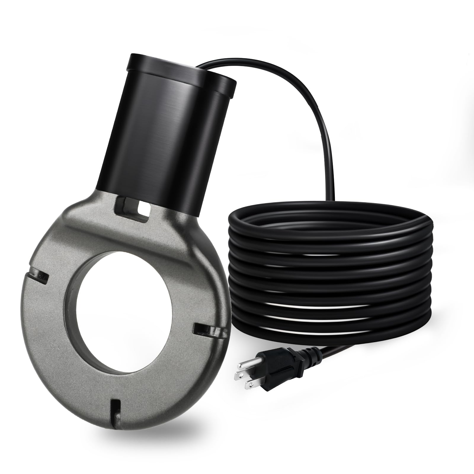 Ttnde 1000W de-icer in a tank keeps water unfrozen for livestock.