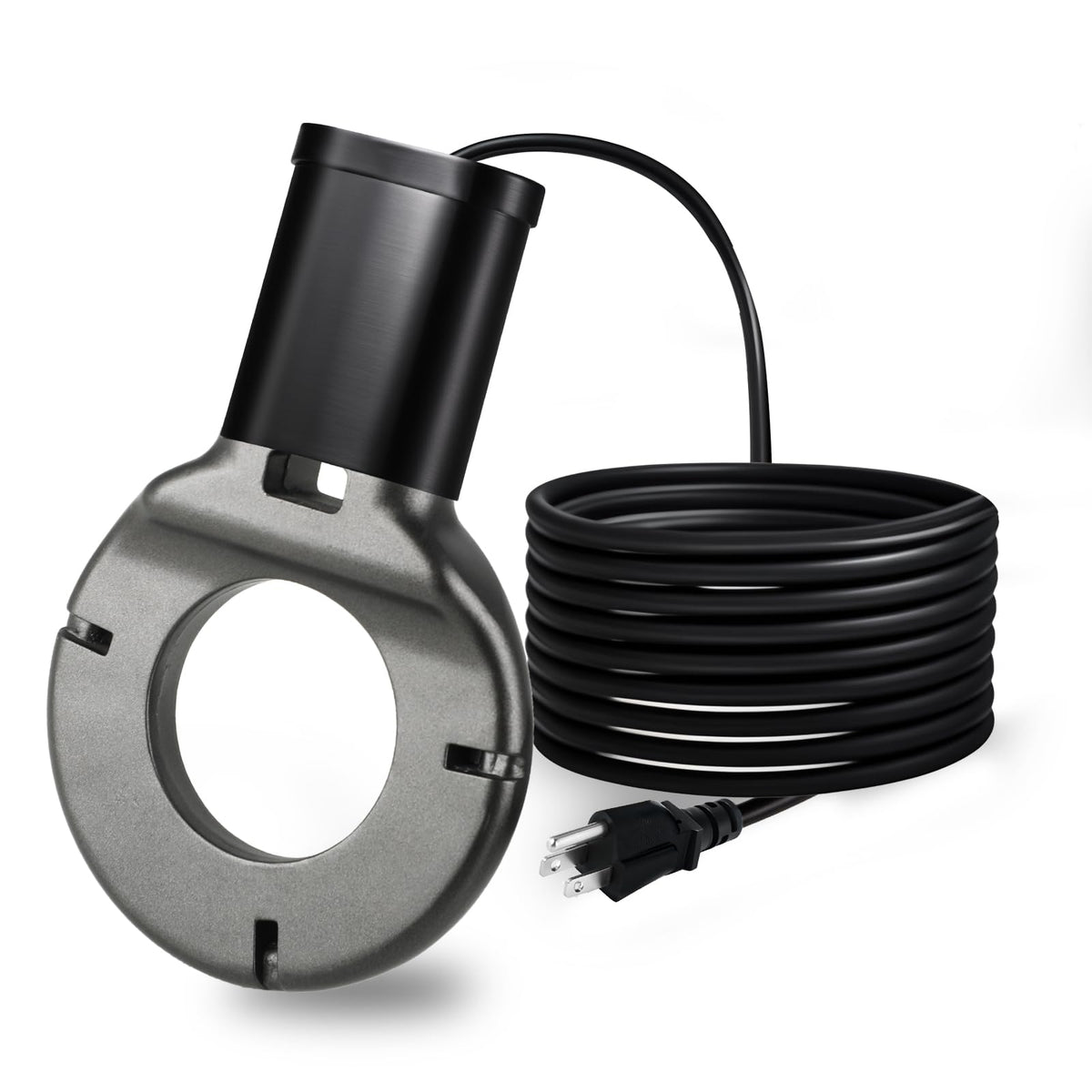 Ttnde 1000W de-icer in a tank keeps water unfrozen for livestock.