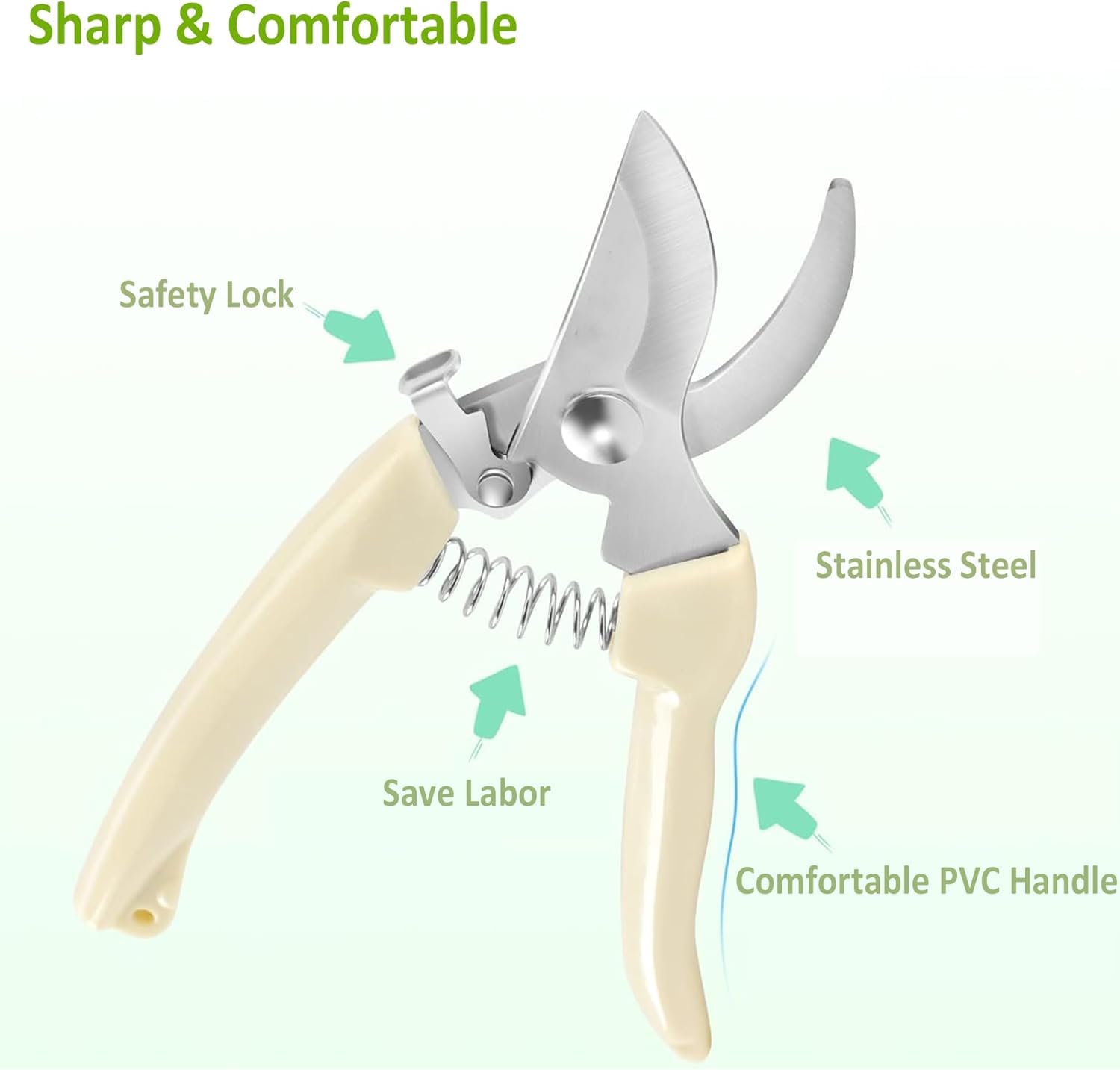 TTOVIA durable iron construction endures daily garden tasks
