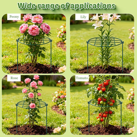 TTQ top heavy plants like peonies and tomatoes stay supported and upright.