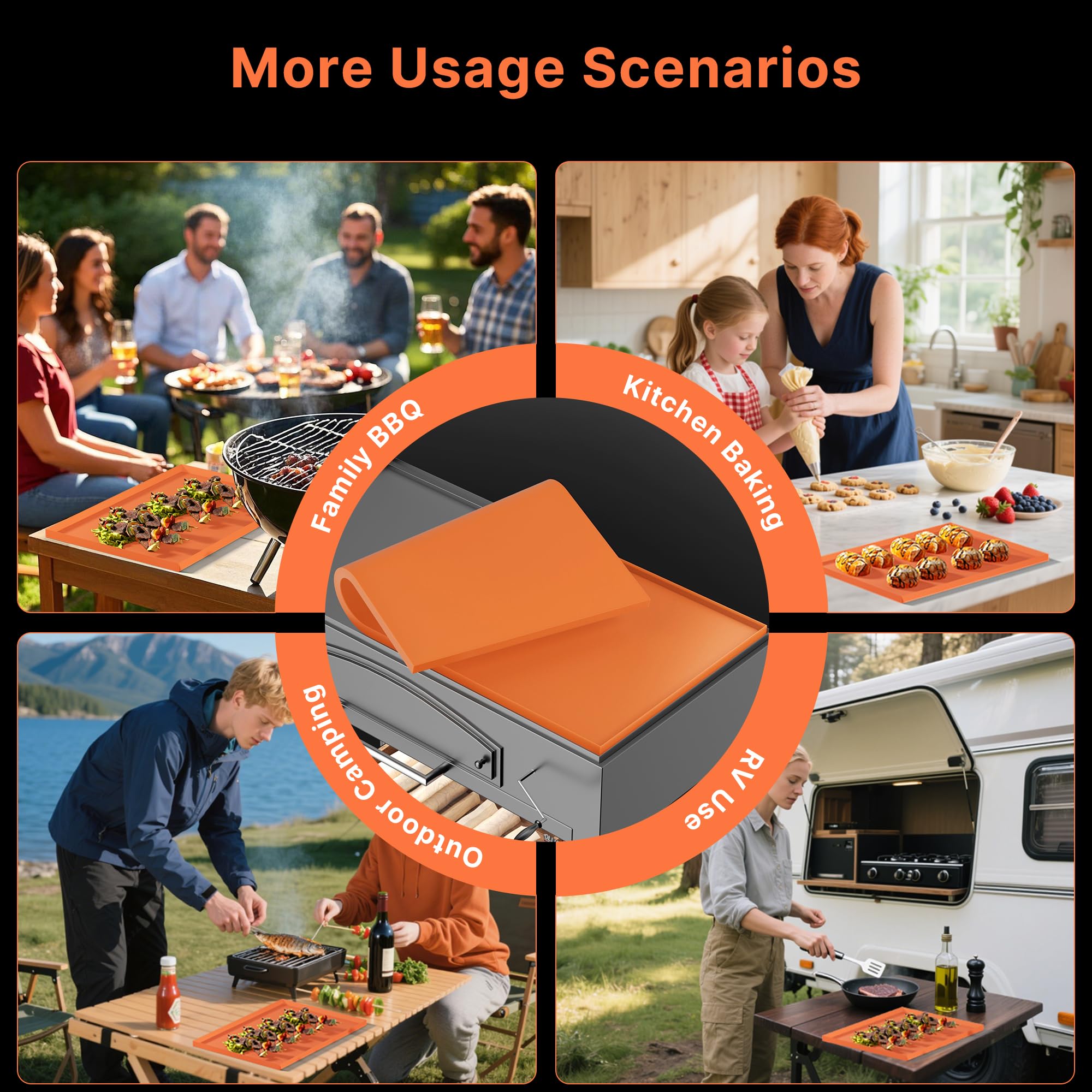 Tttyruei reusable durable accessory keeps your Blackstone ready for spontaneous cookouts.