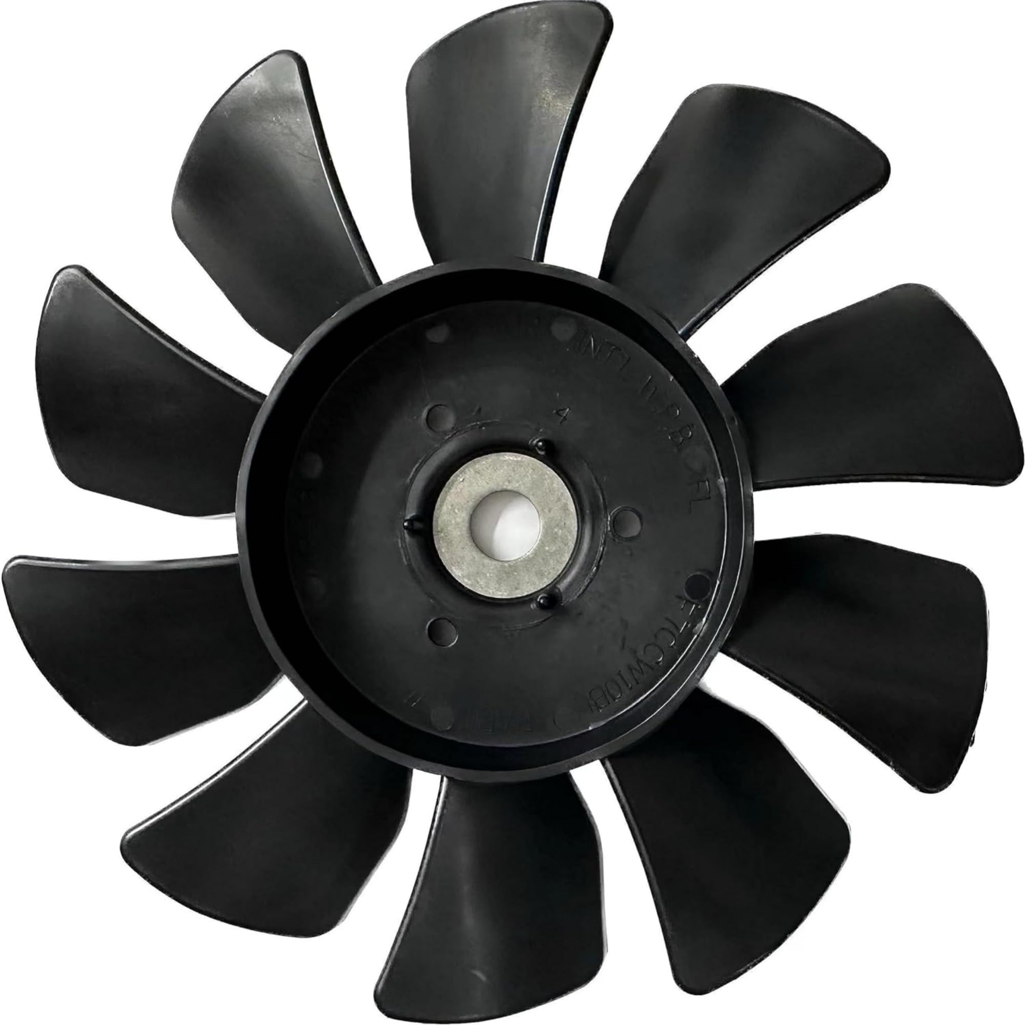 TUAIC 53822 7-inch fan top view shows overall shape for transaxle cooling