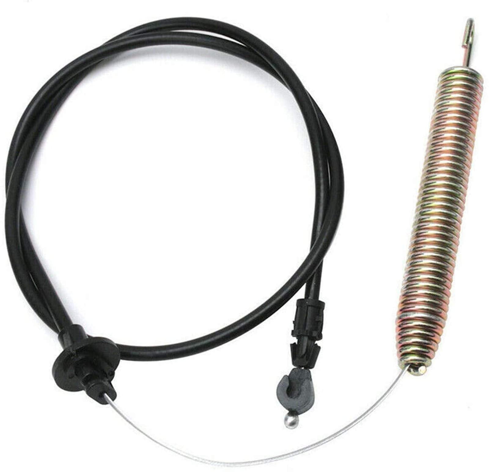 TUAIC 175067 deck engagement cable close-up for smooth mower deck actuation.