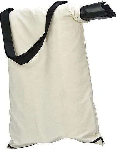 TUAIC leaf blower bag replacement for Toro 137-2336 showing secure debris containment