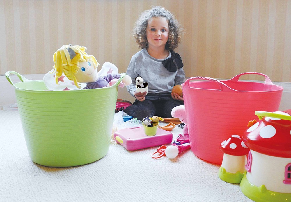 Tubtrugs Green Gorilla small tub shown for gardening and beach play.