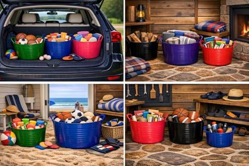 Tubtrugs SP26GBK highlighting comfort grip handles for heavy loads.