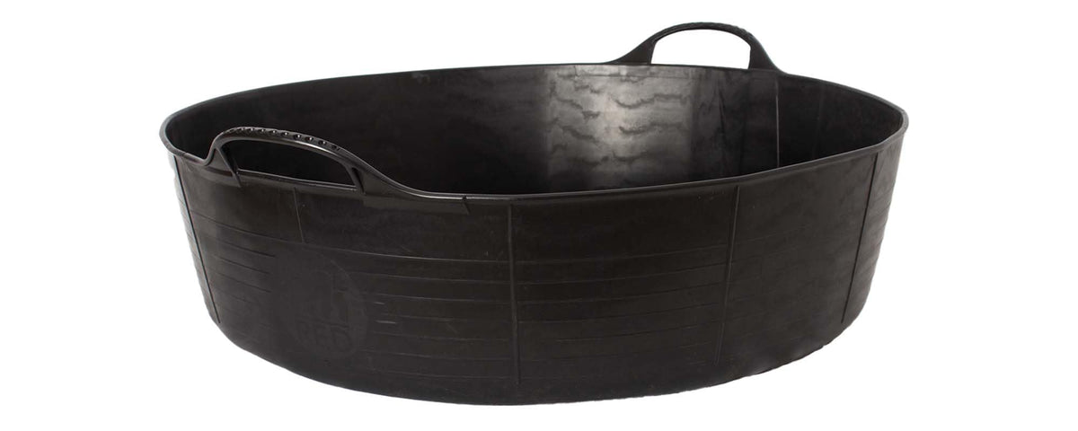 Tubtrugs SP35GBK flexible sides shape around walls for easier tasks.