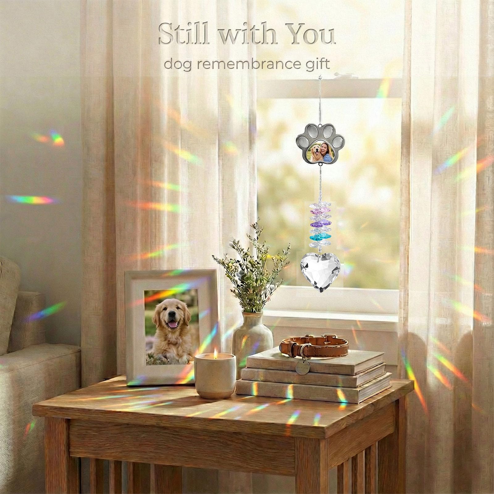 TUCUXY memorial bracelet included offers a tangible reminder alongside the suncatcher.