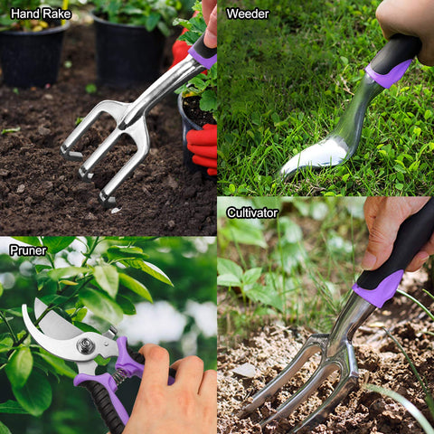 Tudoccy gloves with fingertip claws simplify small digging tasks.