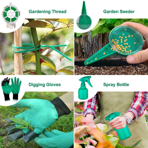 Tudoccy self-watering spikes simplifying maintenance for potted plants.