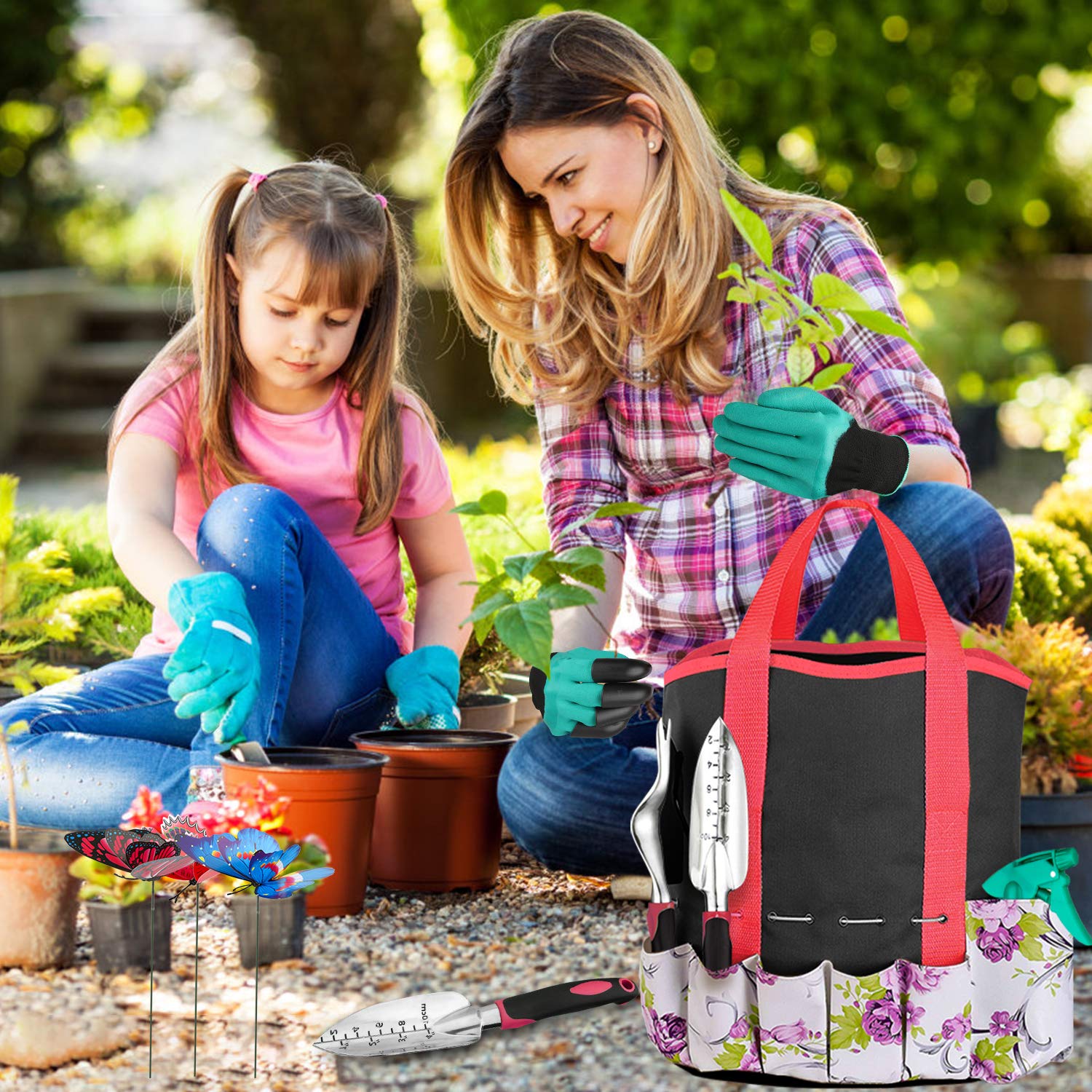 Tudoccy tote organizer neatly stores tools for easy transport.