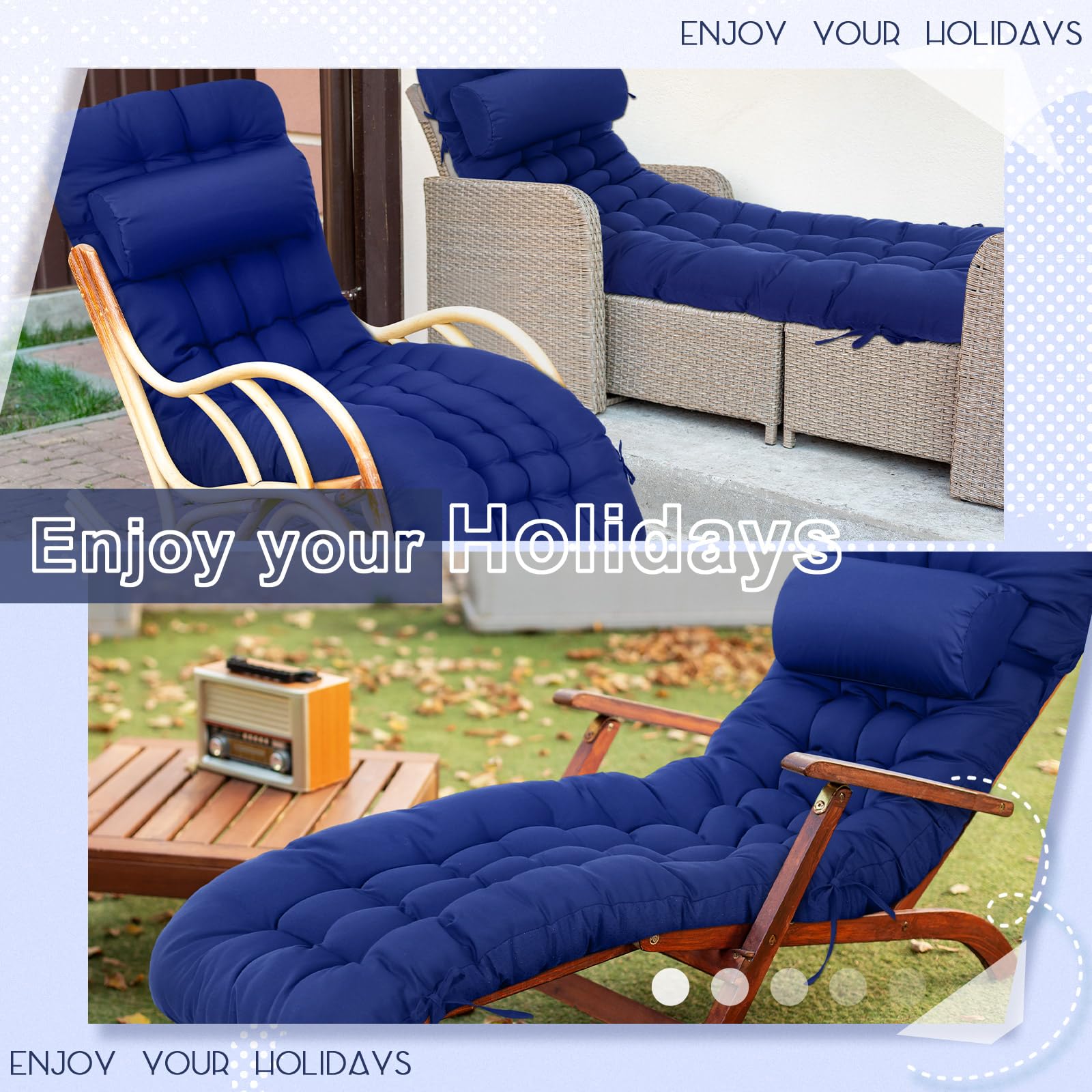 Durable polyester outer of Tudomro cushion resisting sun and wear