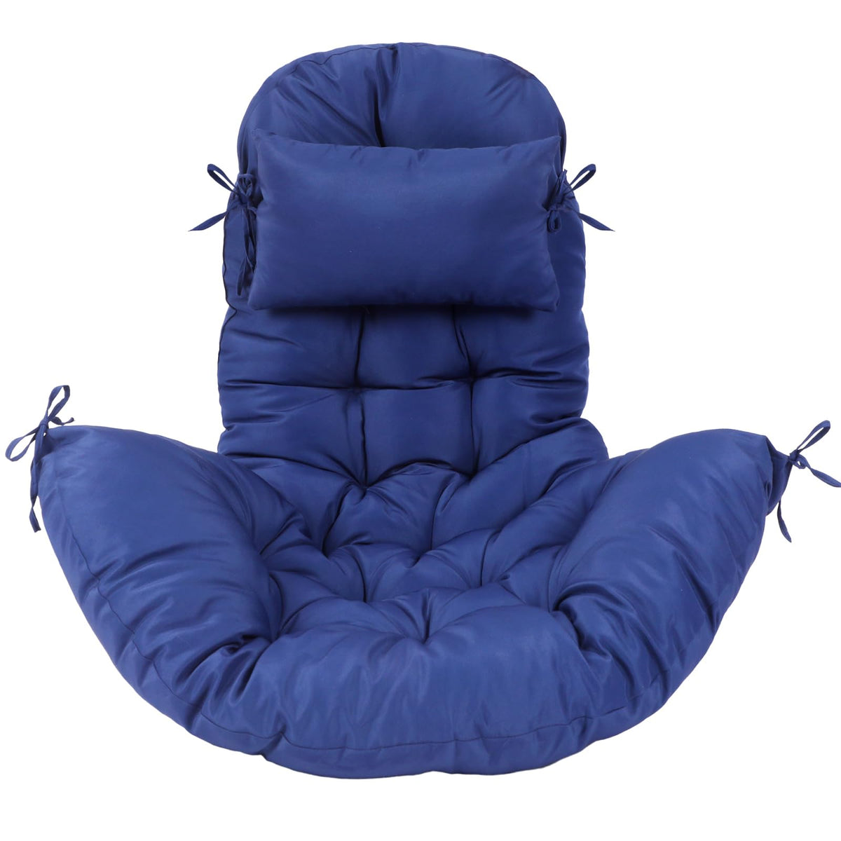 Tudomro egg chair cushion navy blue for versatile indoor-outdoor seating