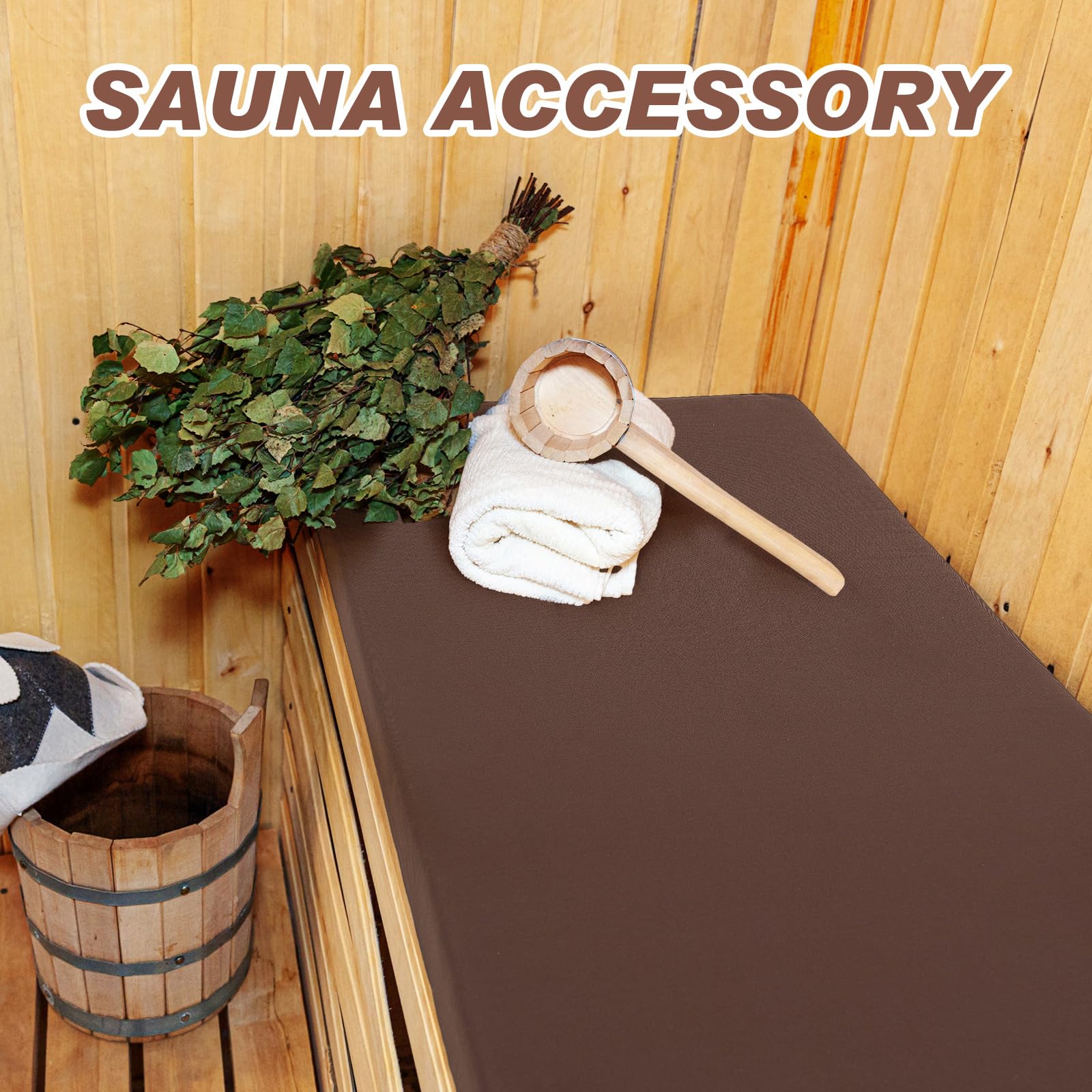 Tudomro cushion in fade-resistant brown fabric maintains color after use.