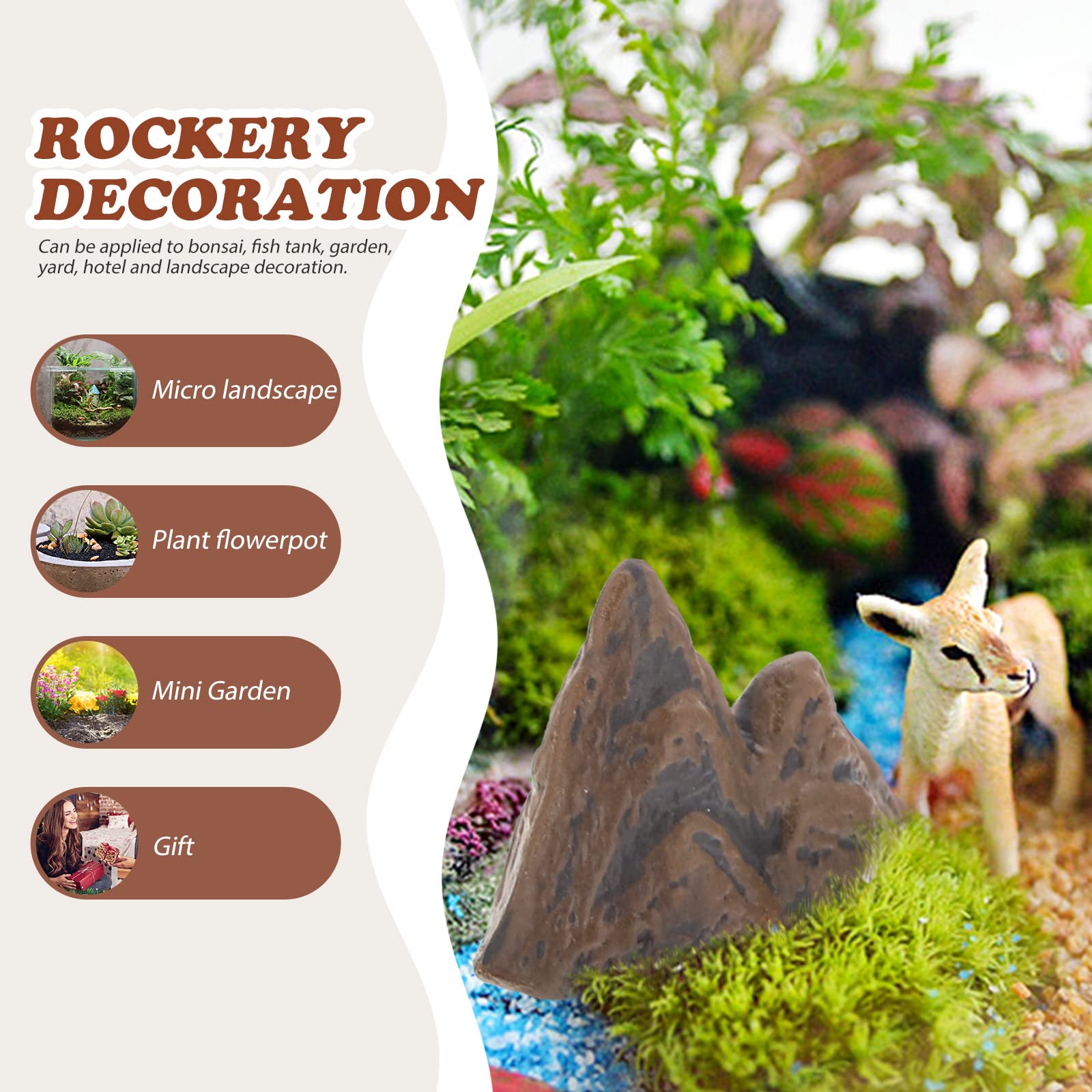 TUESMEILL bonsai aquarium decor creates a serene focal point in any aquatic scene.