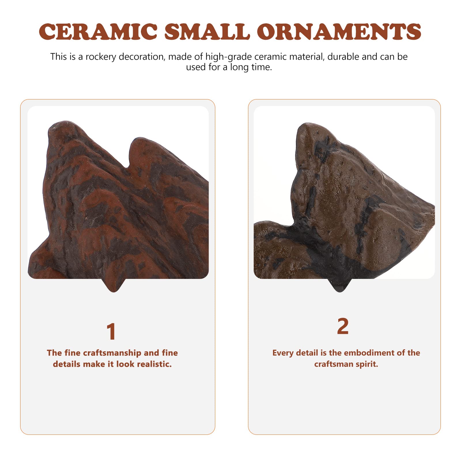 TUESMEILL garden yard mountain decor elevates patios and indoor plant displays with natural charm.