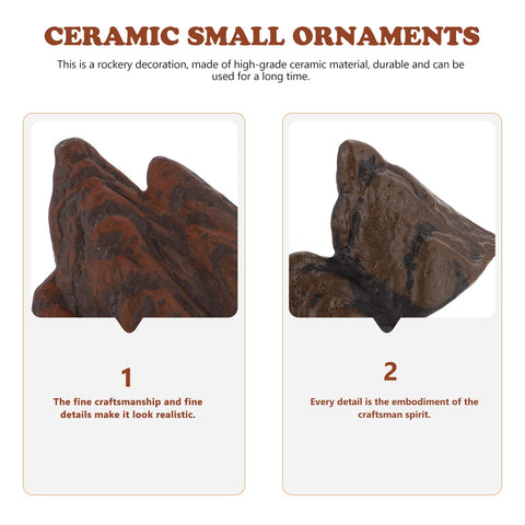 TUESMEILL garden yard mountain decor elevates patios and indoor plant displays with natural charm.