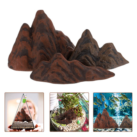 TUESMEILL three-size mountain set provides versatile scaling for small desks or larger setups.