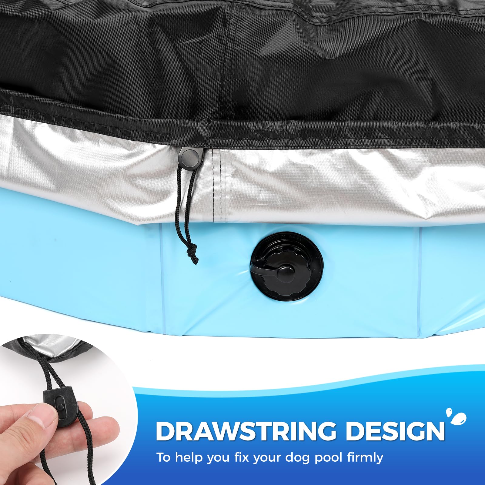 Tufmunb Oxford fabric with silver coating for water resistance