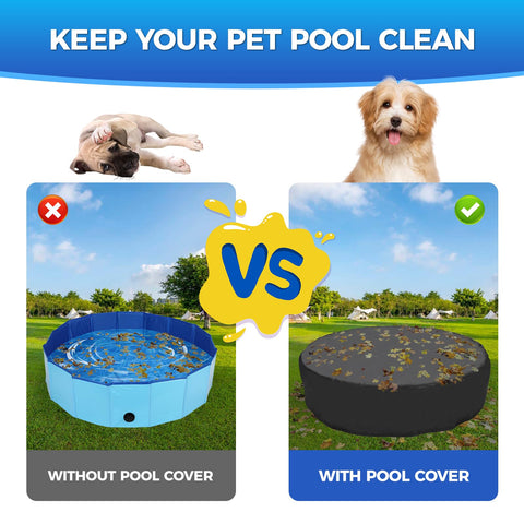 Tufmunb pool cover demonstrates drawstring fit on the edge