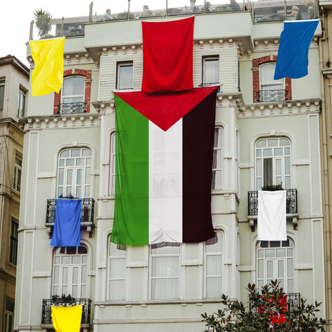 Tuhangcc flag outdoor durability against wind and rain.
