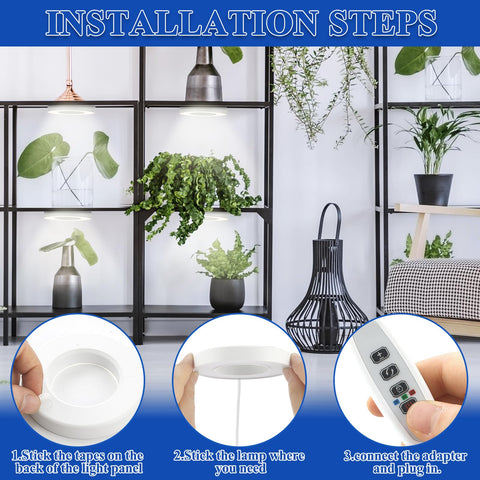 Tujoe light offers four dimmable brightness levels for various plant needs.