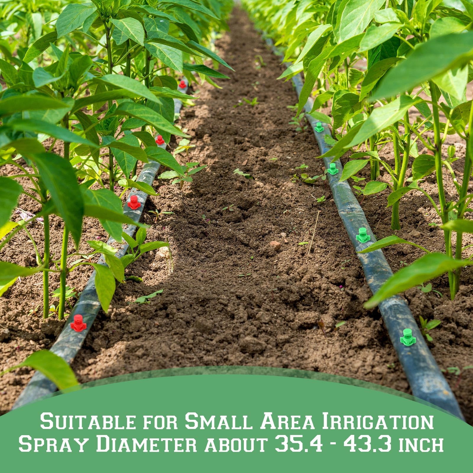 Tujoe micro sprinkler assembly for easy irrigation setup.