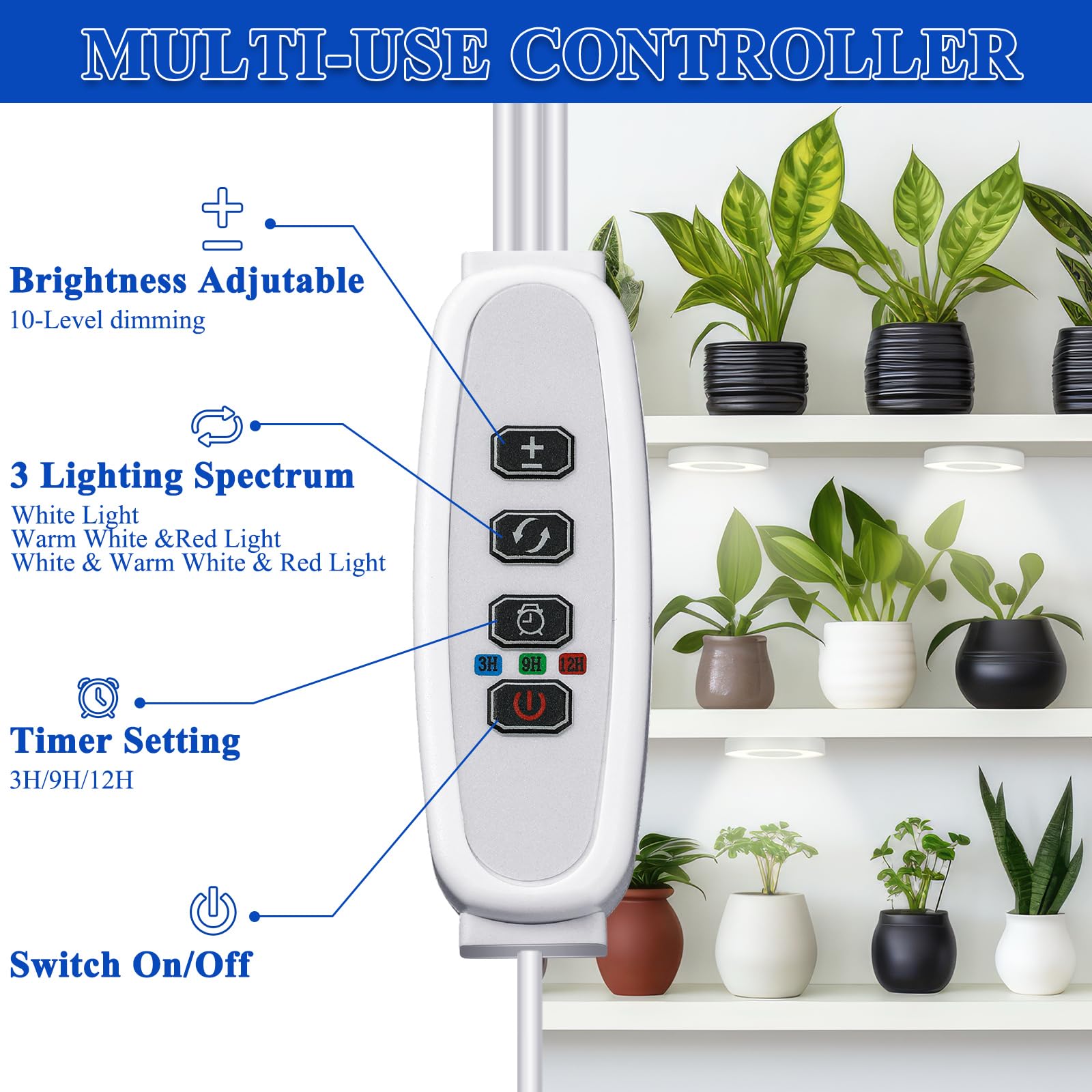 Tujoe smart timer keeps day cycles consistent for plants.