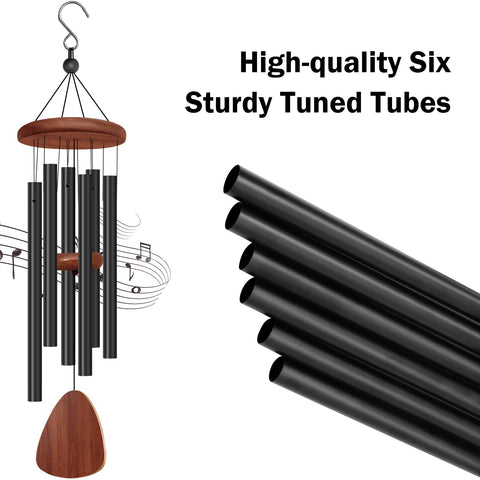 Tujol wind chime nylon rope and hook designed for easy hanging