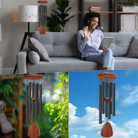 Tujol two-pack wind chime gift for occasions and memorials