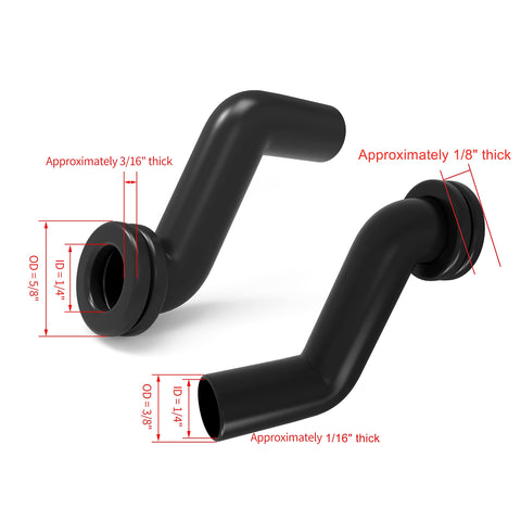 TUELETFU vacuum hose for LA130 pump enables steady vacuum fuel supply.