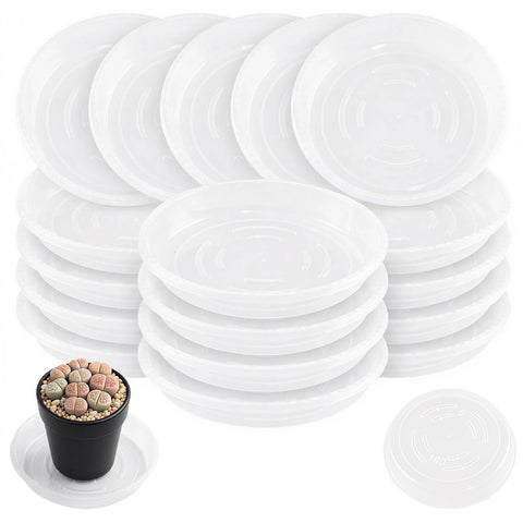 Tulpeed plant saucer 4in pack shown, versatile sizes fit small pots and protect surfaces