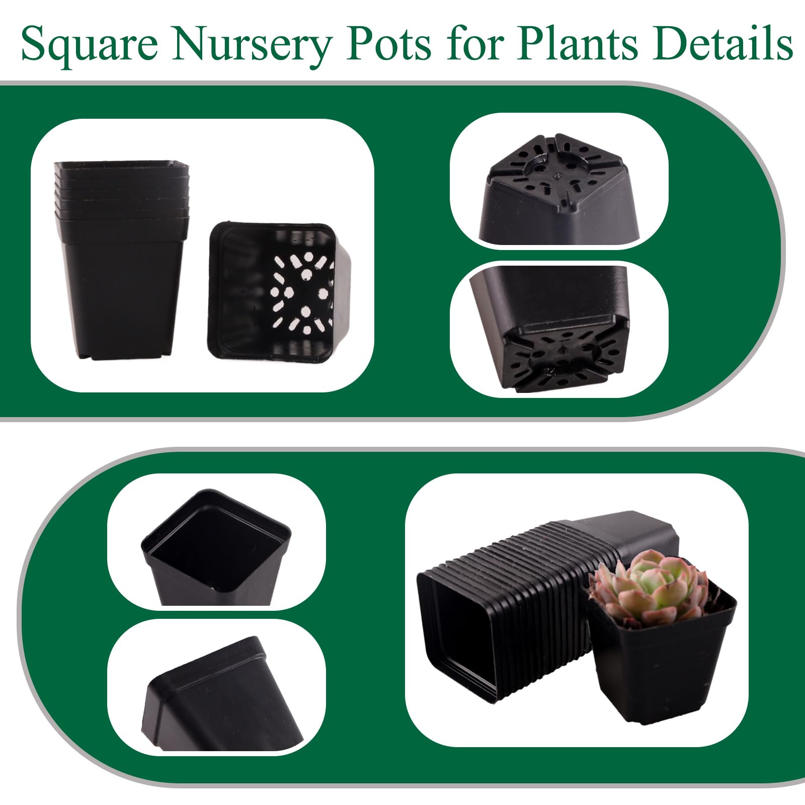 Tulpeed reusable PP material nursery pots built to last across seasons