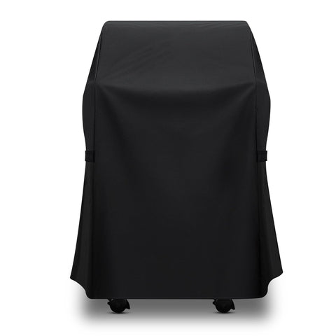 Tunansx grill cover for Weber 210 series front view shows snug fit and rain protection