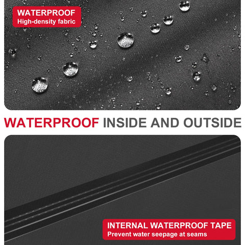 Tunansx side Velcro straps provide windproof stability for the grill cover