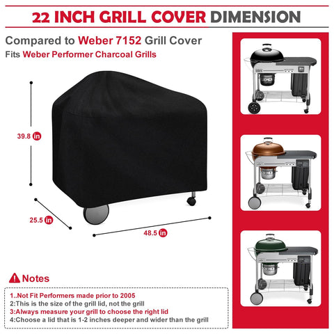 Tunansx waterproof outer layer shields grill during heavy rain outdoors