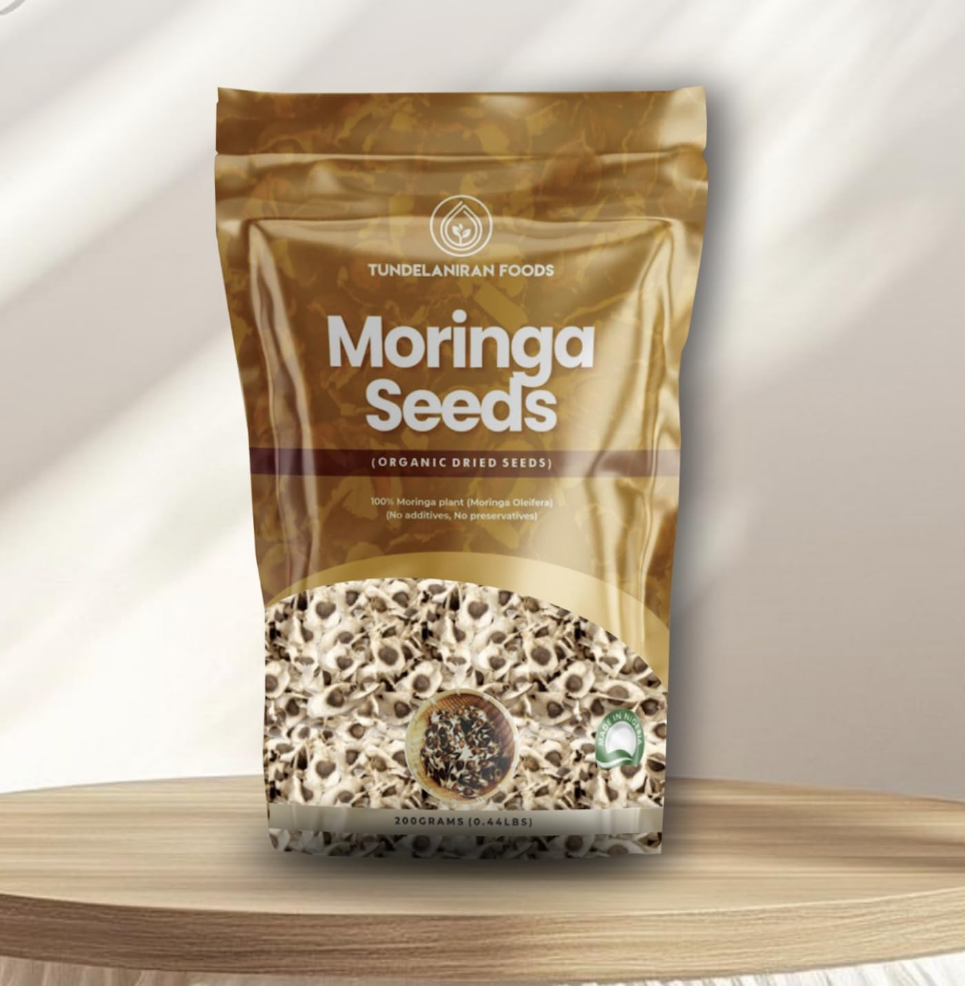 TundeLaniran Foods Moringa Seeds for hair nourishment and shine