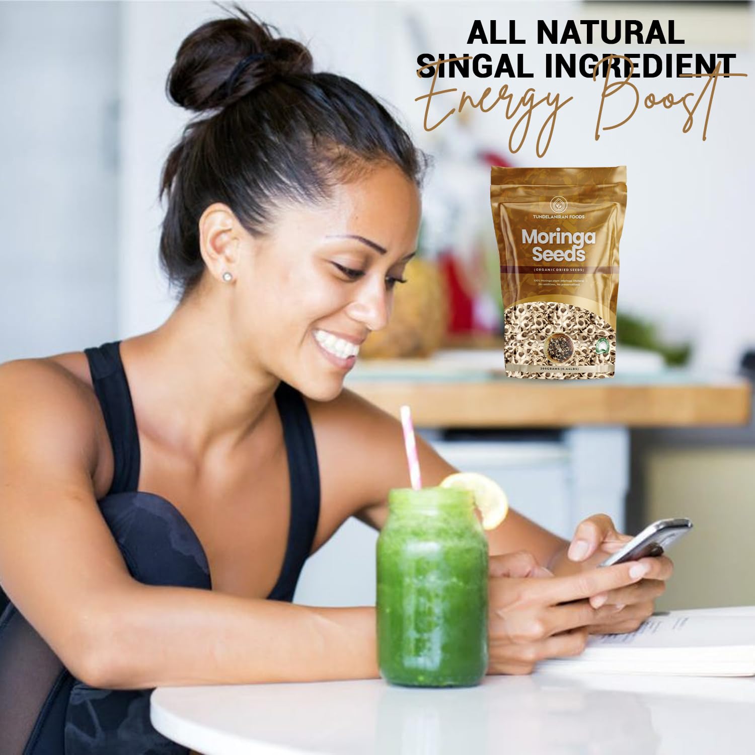 TundeLaniran Foods Shelled Moringa Seeds ready to eat with meals